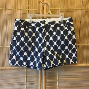 J. Crew Chinos shorts, Ikat inspired print sz10